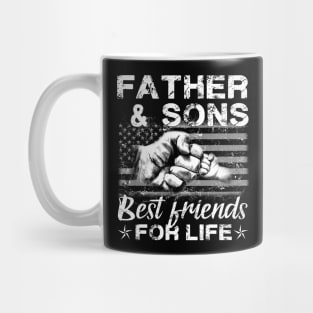 Father and Sons Best Friends for Life Family Matching Family Mug